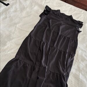 SHEIN Black tiered dress